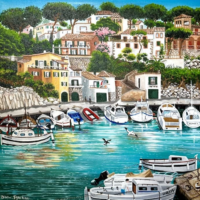 La Calanque aux Barques, 2018 — Huile sur toile