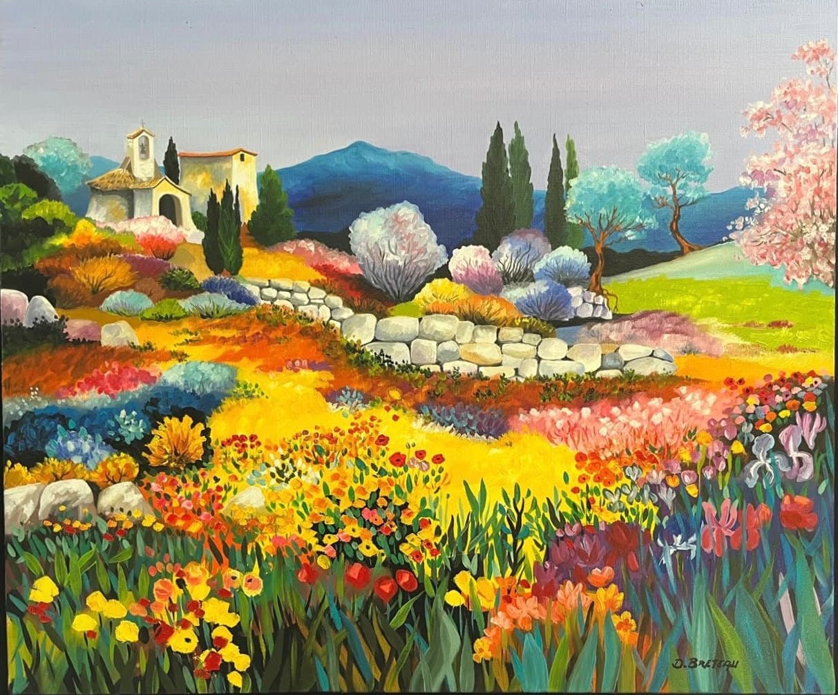 La Chapelle aux Fleurs, 2014 — Huile sur toile
