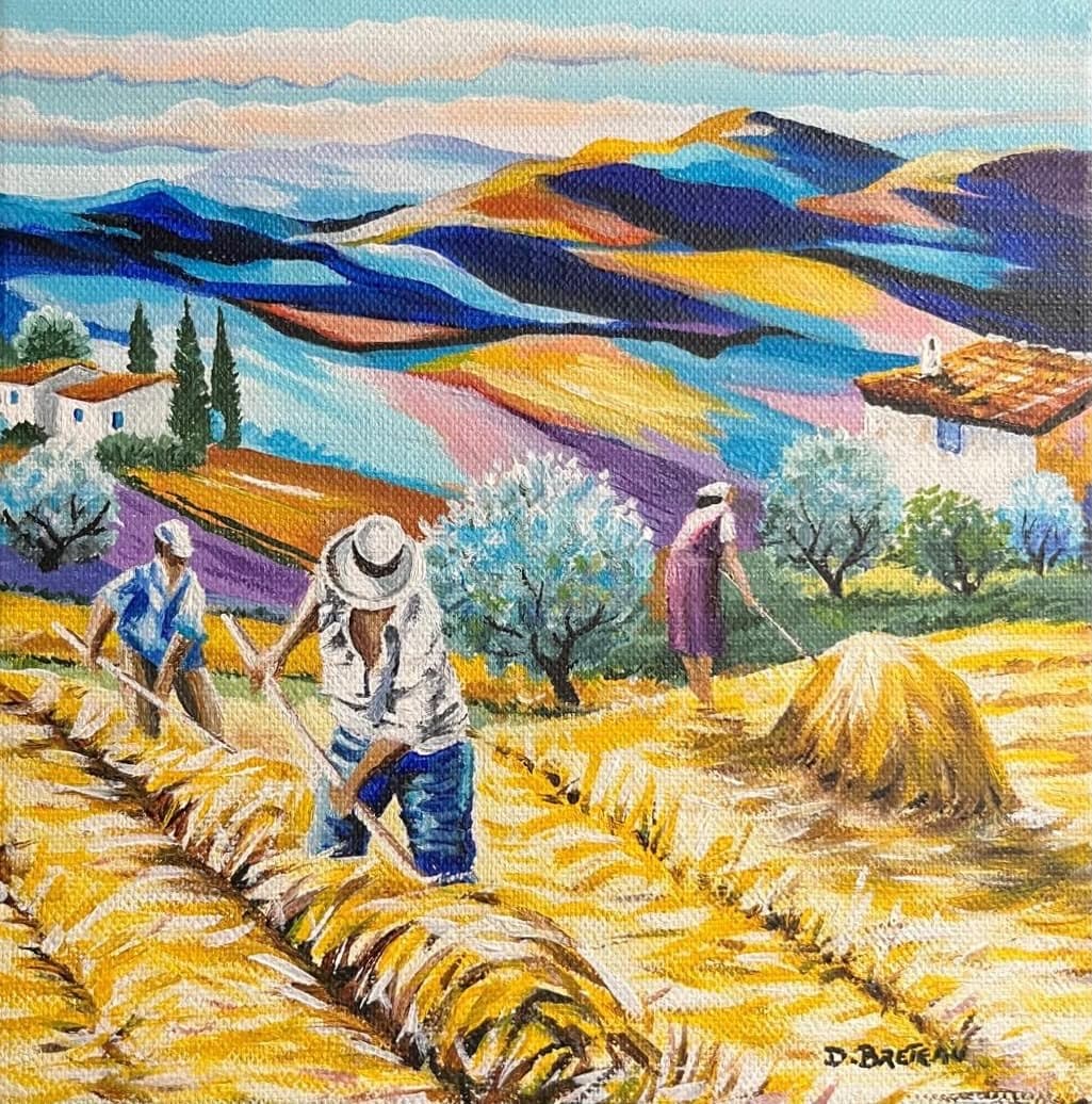 Les Moissonneurs, 2017 — Acrylique sur toile